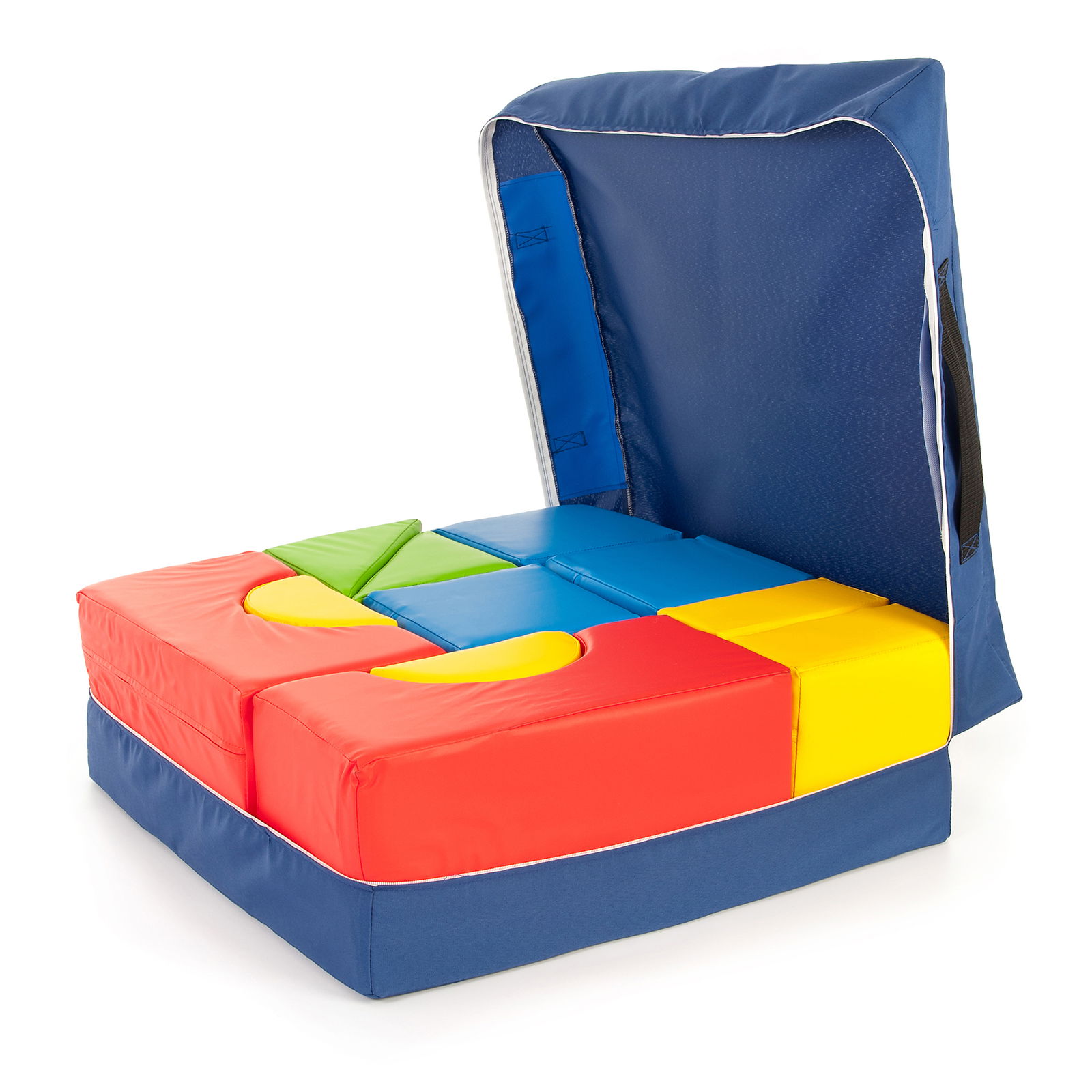 Piankowe klocki XL, zestaw 11 elementów, w tym torba Piankowe klocki XL, zestaw 11 elementów, w tym torba