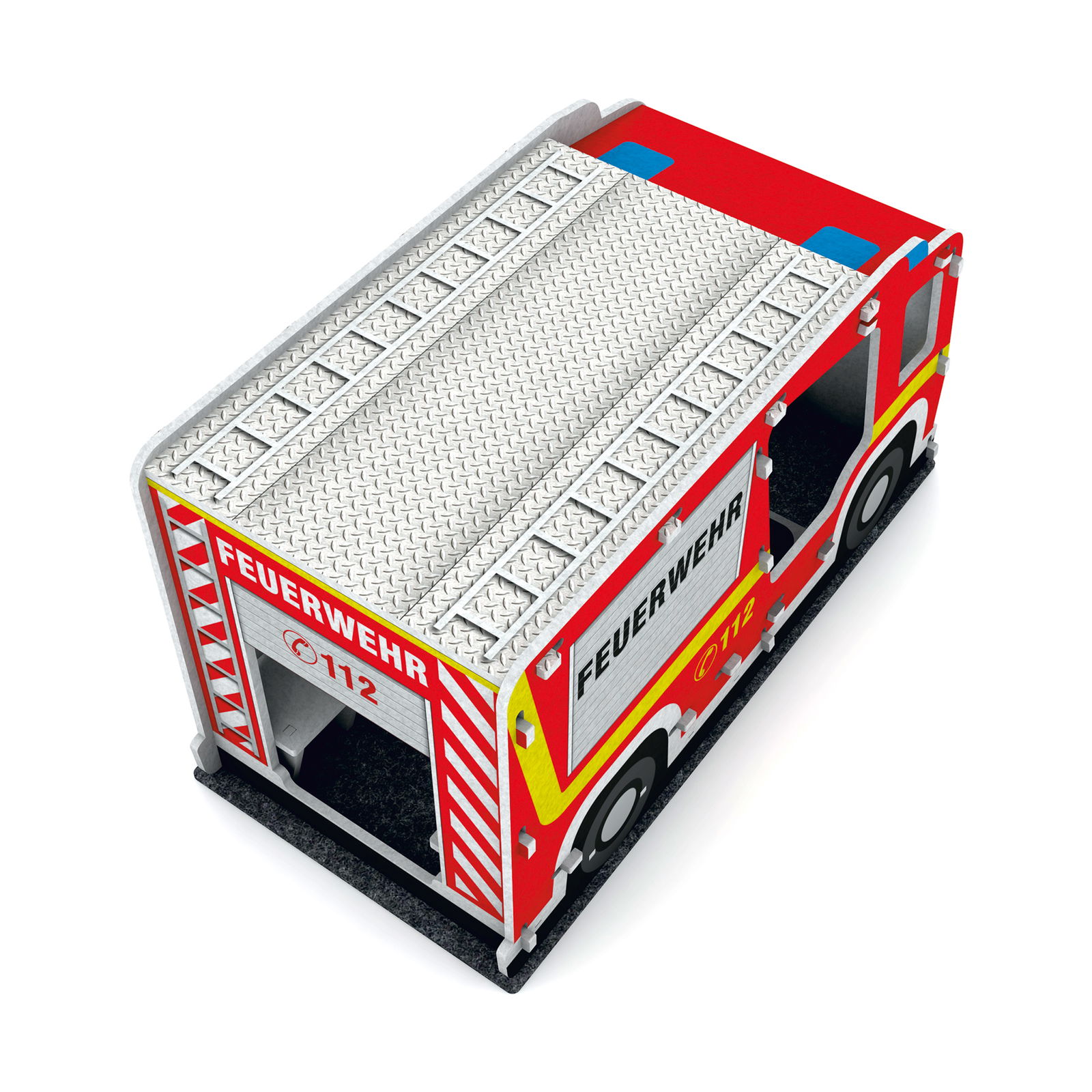 Designed zvuková izolace Hasičské auto Designed zvuková izolace Hasičské auto