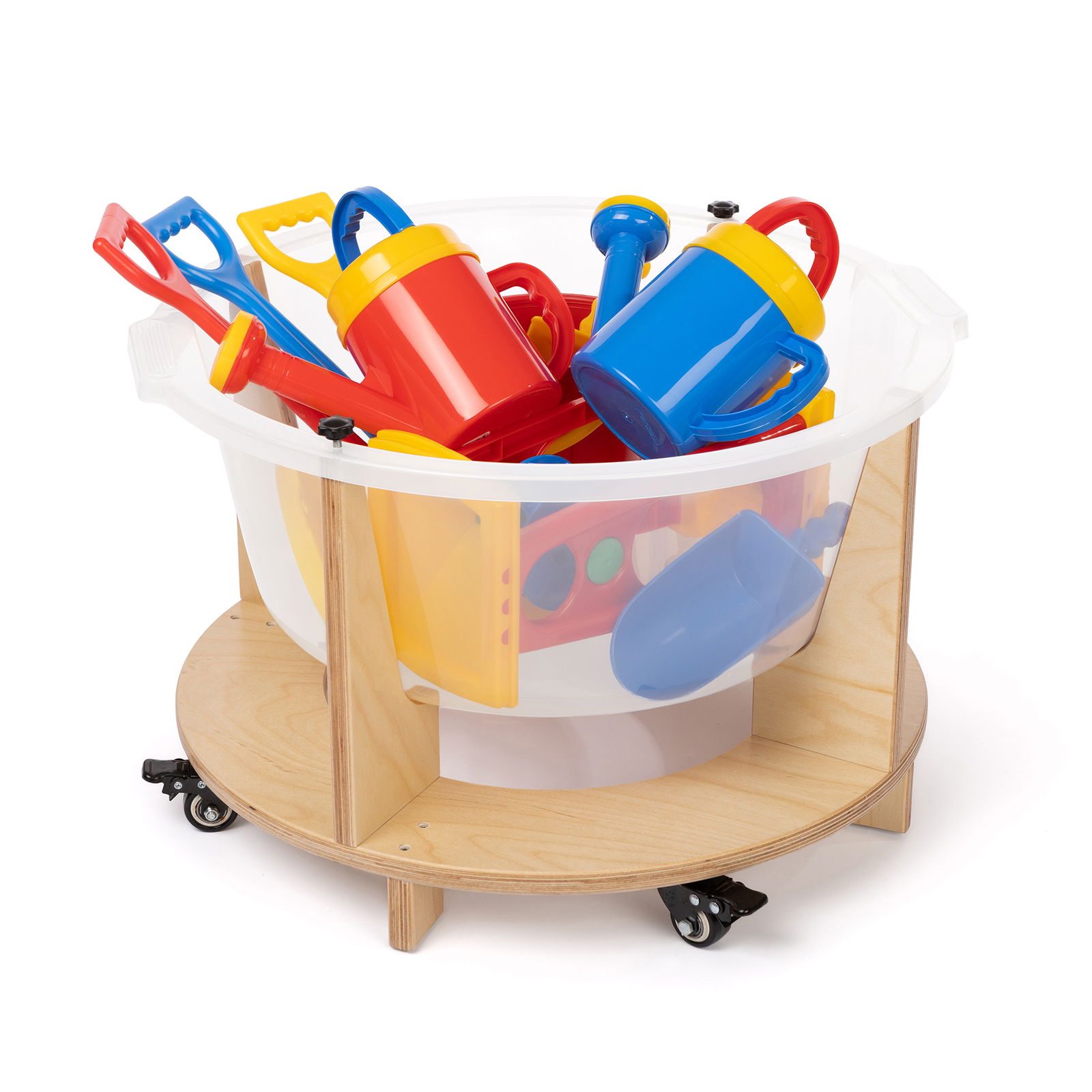 Bac d'expérimentation mobile, transparent