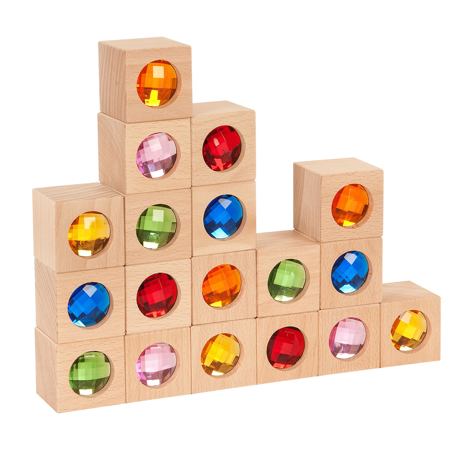 KRAFT Paket Holzbausteine, 246er Set