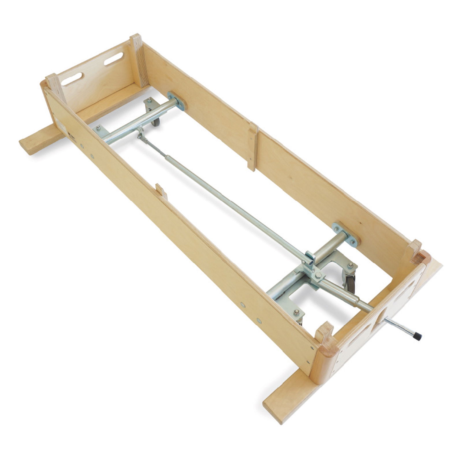 Sprungkasten 6-tlg. gezinkt mit Kernrindleder